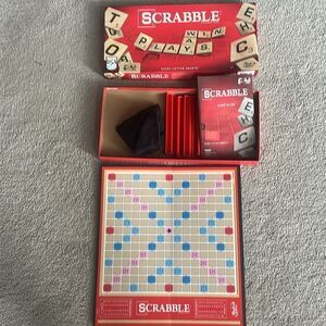 Scrabble Board Game - Classic Red Edition by Hasbro